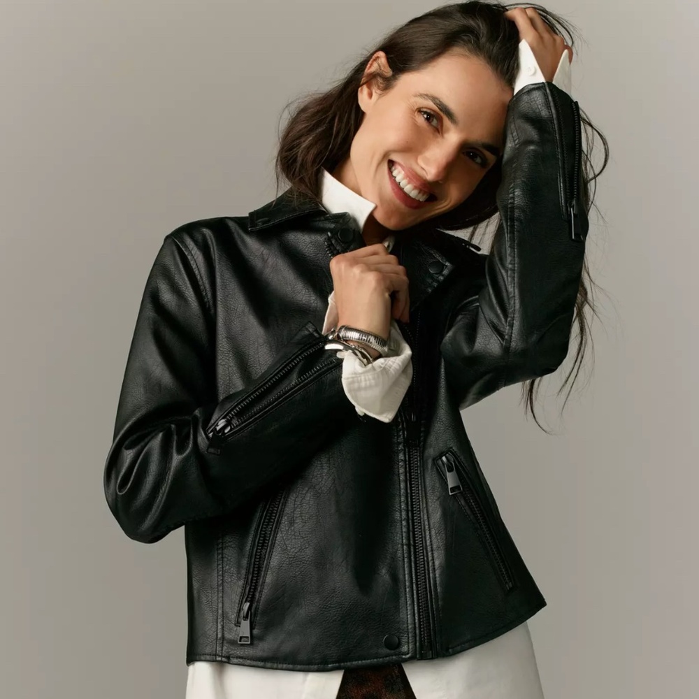 Saige Faux Leather Jacket